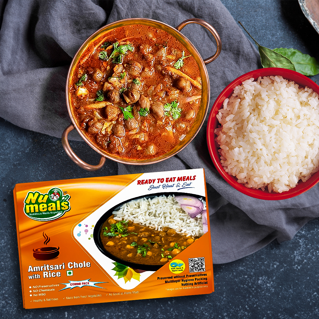 Amritsari Chole with Rice (Combo Pack) 360g