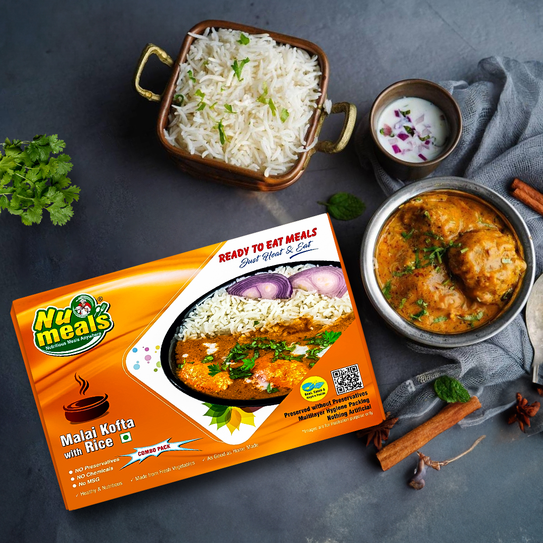 Malai Kofta with Rice (Combo Pack) 360g