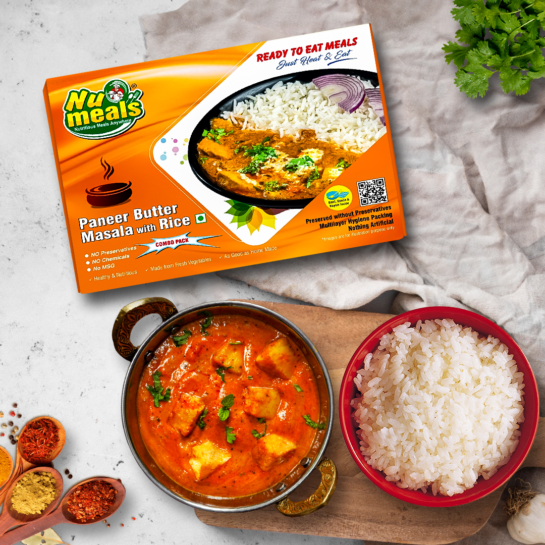 Paneer Butter Masala with Rice (Combo Pack) 360g